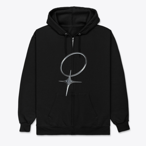 Metallic Logo Hoodie